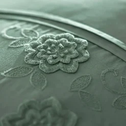Becquet Linge de lit brodé fleurs - CRÉATION< Housse De Couette
