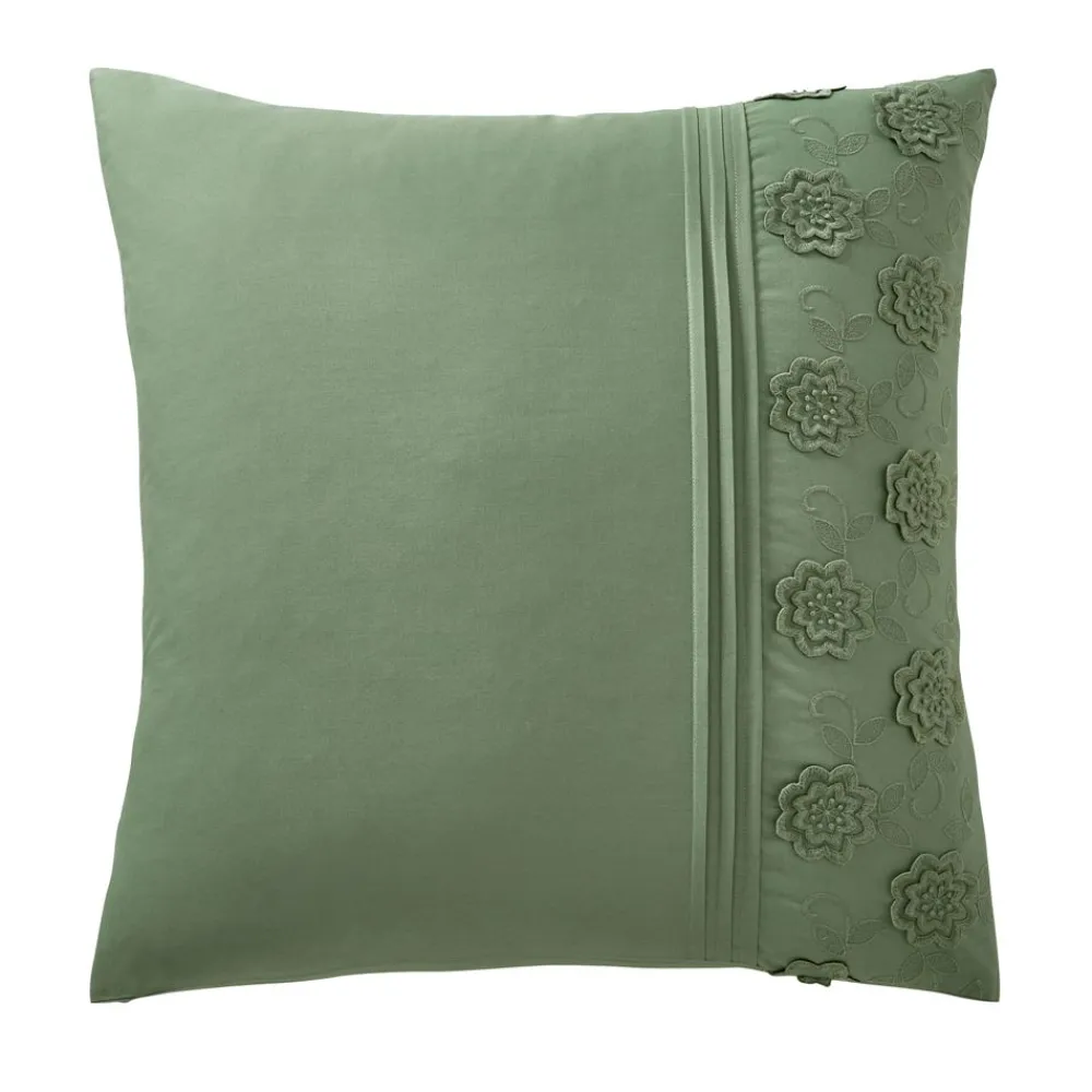 Becquet Linge de lit brodé fleurs - CRÉATION< Housse De Couette