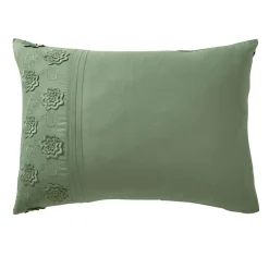 Becquet Linge de lit brodé fleurs - CRÉATION< Housse De Couette
