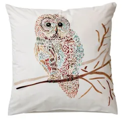 Becquet Linge de lit chouette des neiges - CRÉATION< Les Matières|Housse De Couette