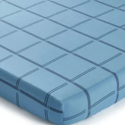Becquet Linge de lit coton lavé pois et carreaux - CRÉATION< Housse De Couette