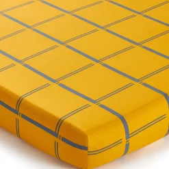 Becquet Linge de lit coton lavé pois et carreaux - CRÉATION< Housse De Couette