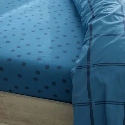 Becquet Linge de lit coton lavé pois et carreaux - CRÉATION<Enfant Univers Des Garçons|Univers Des Filles