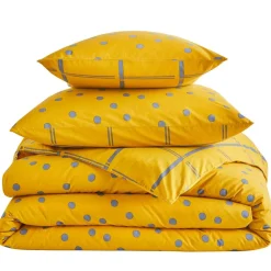 Becquet Linge de lit coton lavé pois et carreaux - CRÉATION<Enfant Univers Des Garçons|Univers Des Filles