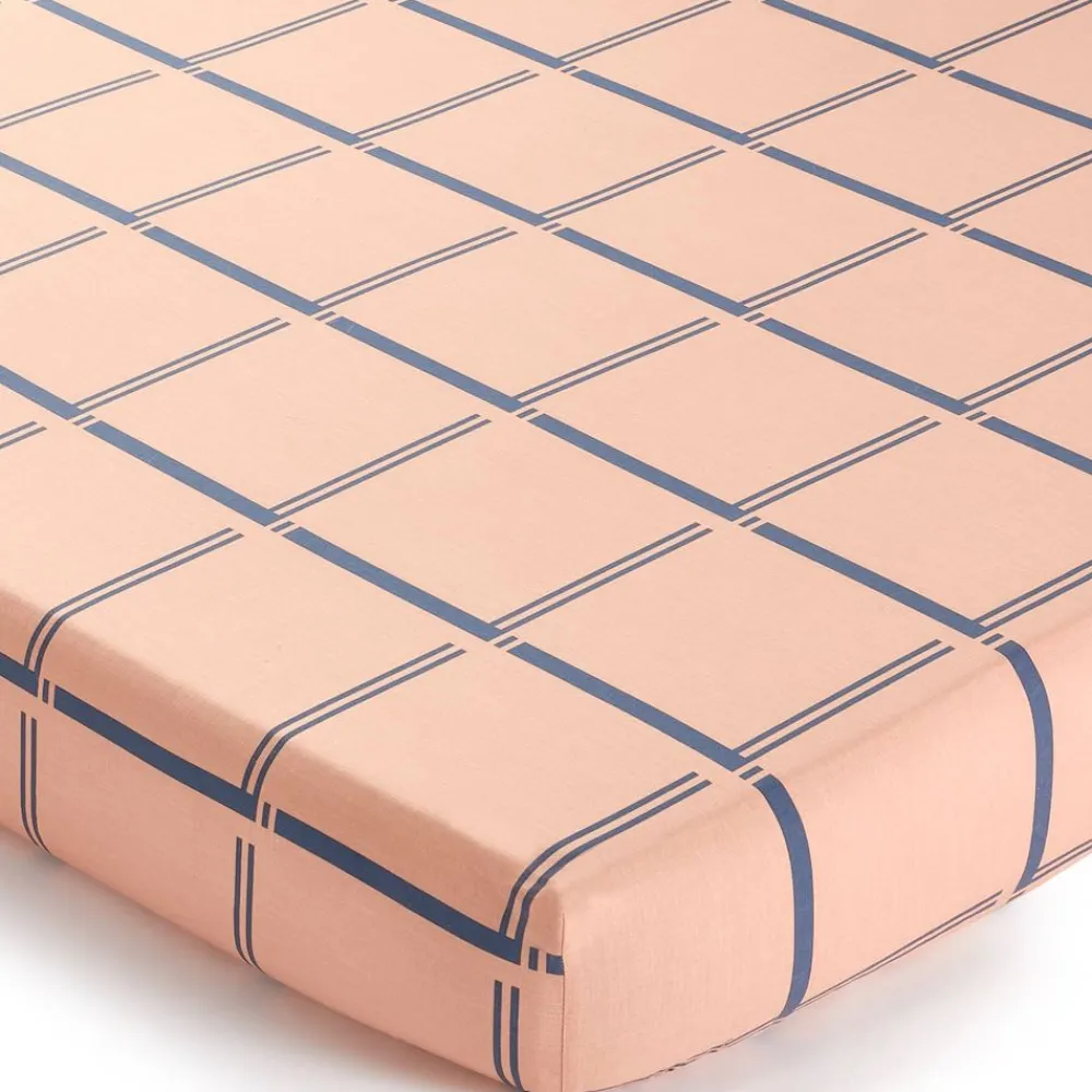 Becquet Linge de lit coton lavé pois et carreaux - CRÉATION<Enfant Univers Des Garçons|Univers Des Filles