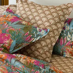 Becquet Linge de lit couleurs d'automne - CRÉATION< Housse De Couette|Linge De Lit Fantaisie, Linge De Lit Brodé