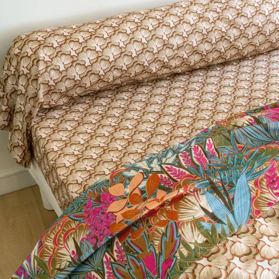 Becquet Linge de lit couleurs d'automne - CRÉATION< Housse De Couette|Linge De Lit Fantaisie, Linge De Lit Brodé