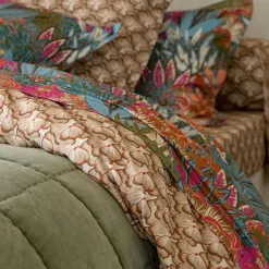Becquet Linge de lit couleurs d'automne - CRÉATION< Housse De Couette|Linge De Lit Fantaisie, Linge De Lit Brodé
