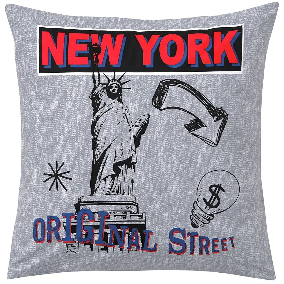 Becquet Linge de lit décor New-York - CRÉATION<Enfant Linge De Lit Ado, Housse De Couette|Les Matières
