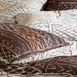 Becquet Linge de lit double face motif africain - CRÉATION< Housse De Couette|Linge De Lit Fantaisie, Linge De Lit Brodé