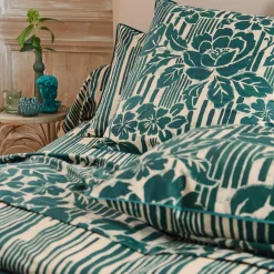 Becquet Linge de lit en coton flammé - CRÉATION< Housse De Couette|Linge De Lit Fantaisie, Linge De Lit Brodé