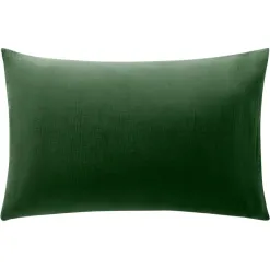 Becquet Linge de lit en double gaze de coton unie - Taie personnalisable< Les Matières