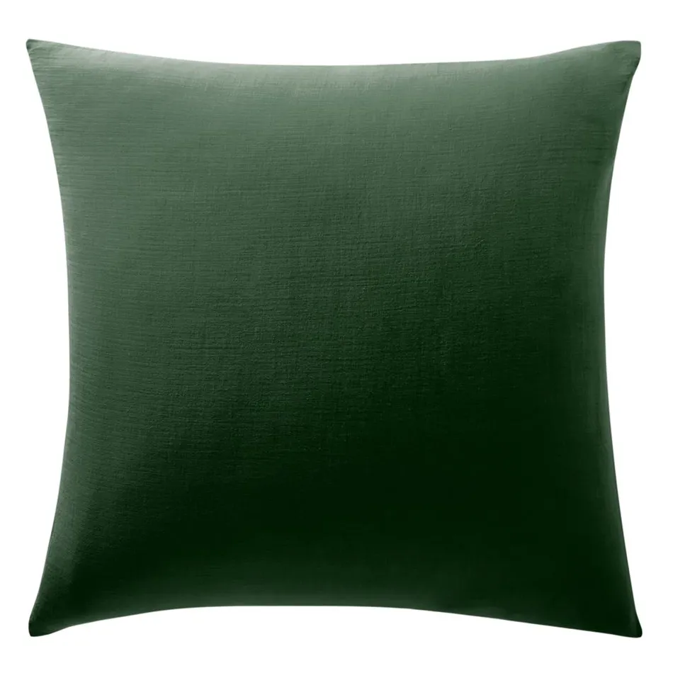 Becquet Linge de lit en double gaze de coton unie - Taie personnalisable< Housse De Couette|Linge De Lit Uni
