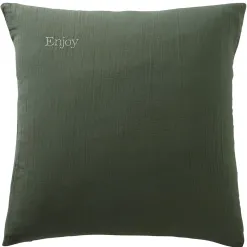 Becquet Linge de lit en double gaze de coton unie - Taie personnalisable< Housse De Couette|Linge De Lit Uni
