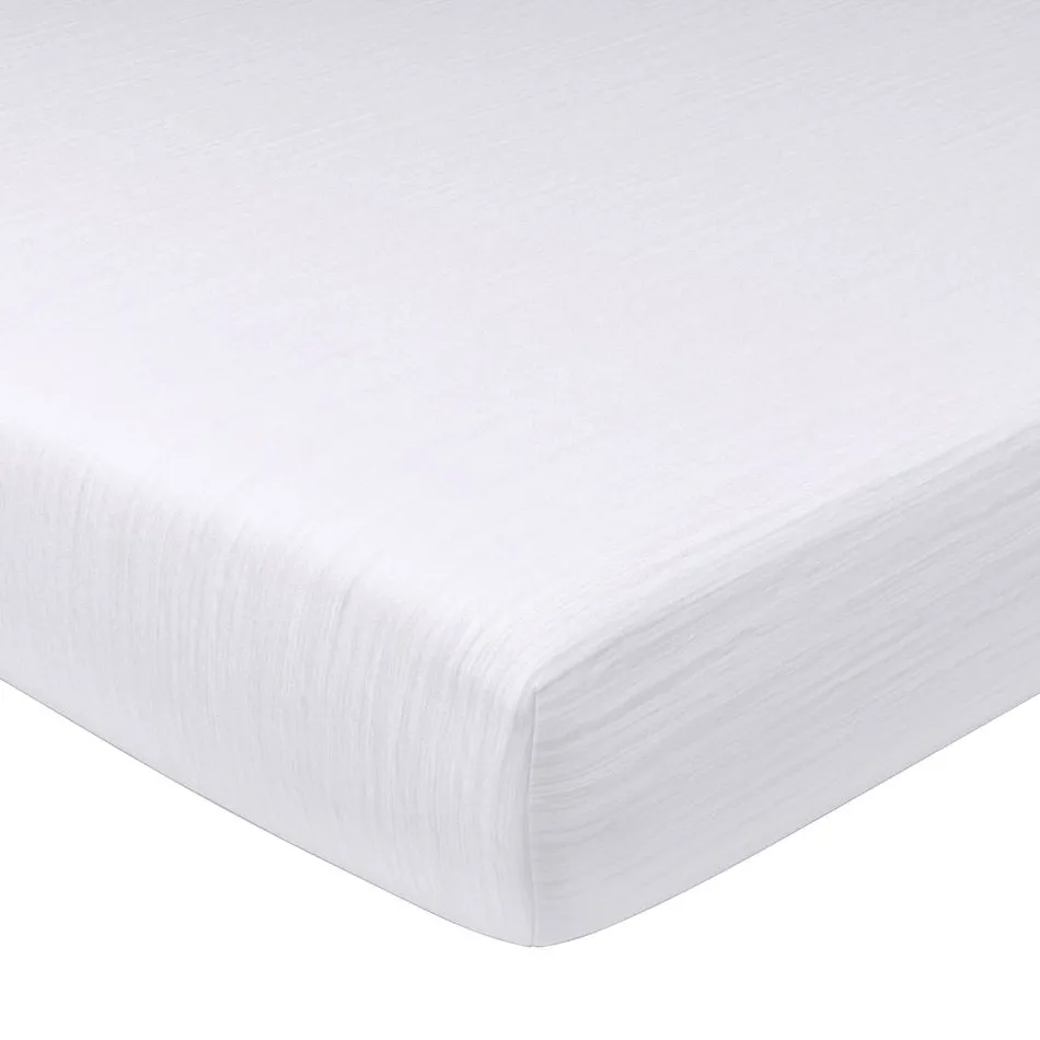 Becquet Linge de lit en double gaze de coton unie - Taie personnalisable< Housse De Couette|Linge De Lit Uni
