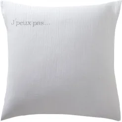 Becquet Linge de lit en double gaze de coton unie - Taie personnalisable< Housse De Couette|Linge De Lit Uni