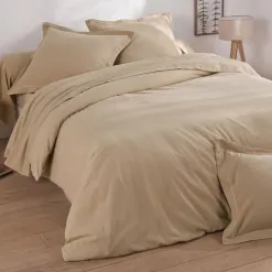 Becquet Linge de lit en flanelle unie Lauréat< Housse De Couette