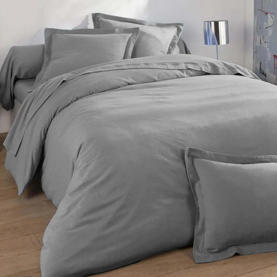 Becquet Linge de lit en flanelle unie Lauréat< Housse De Couette