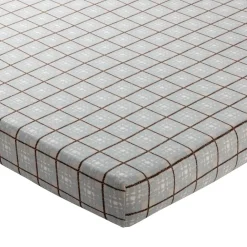 Becquet Linge de lit en flanelle motif fleurs d'edelweiss - CRÉATION< Les Matières|Housse De Couette