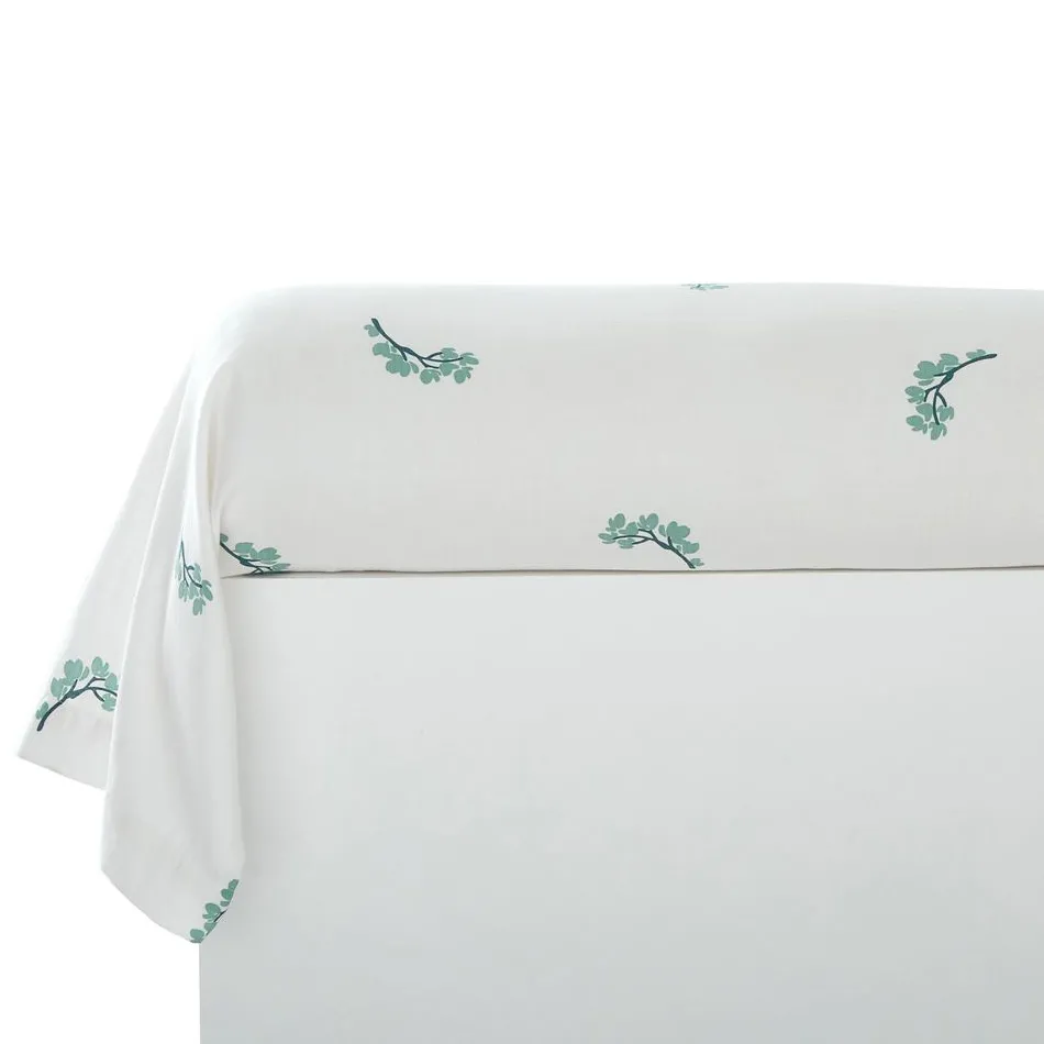 Becquet Linge de lit en gaze de coton à fleurs - CRÉATION< Housse De Couette|Linge De Lit Fantaisie, Linge De Lit Brodé