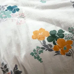 Becquet Linge de lit en gaze de coton à fleurs - CRÉATION< Housse De Couette|Linge De Lit Fantaisie, Linge De Lit Brodé