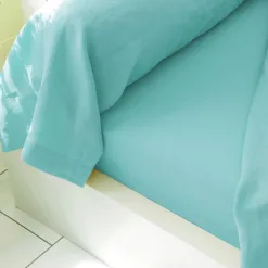 Becquet Linge de lit en lin lavé uni Lauréat< Les Matières|Linge De Lit Uni