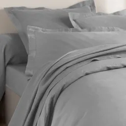 Becquet Linge de lit en lin lavé uni Lauréat< Les Matières|Linge De Lit Uni