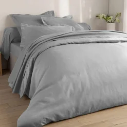 Becquet Linge de lit en lin lavé uni Lauréat< Housse De Couette