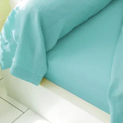 Becquet Linge de lit en lin lavé uni Lauréat< Housse De Couette
