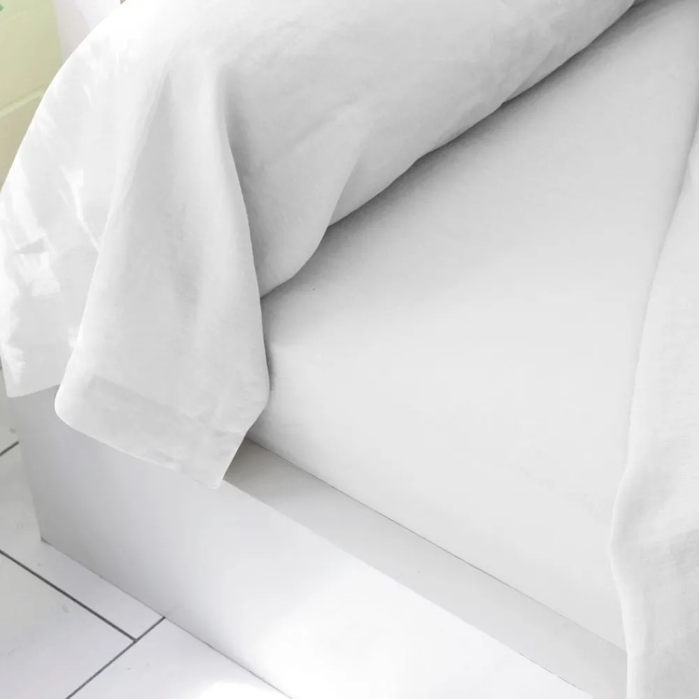 Becquet Linge de lit en lin lavé uni Lauréat< Housse De Couette