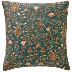 Becquet Linge de lit en percale motif végétal - CRÉATION< Housse De Couette|Linge De Lit Fantaisie, Linge De Lit Brodé