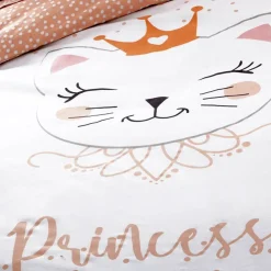 Becquet Linge de lit enfant chat et pois - CRÉATION< Les Matières