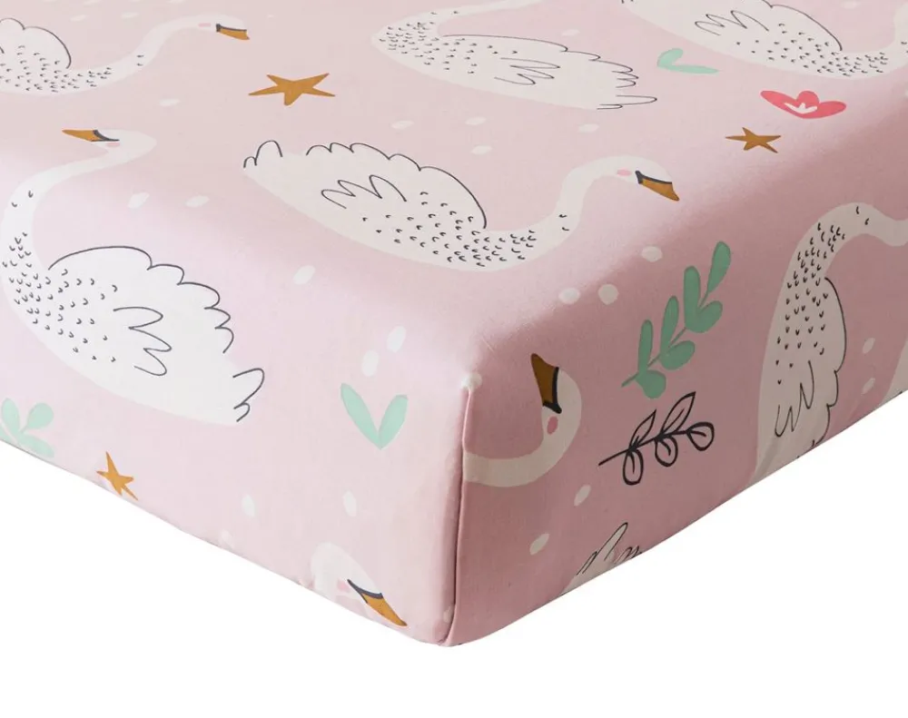 Becquet Linge de lit enfant cygnes - CRÉATION<Enfant Univers Des Filles|Linge De Lit Enfant