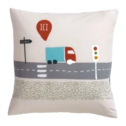 Becquet Linge de lit enfant motif circuit de voiture - CRÉATION<Enfant Univers Des Garçons|Linge De Lit Enfant