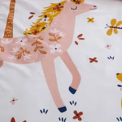 Becquet Linge de lit enfant motif cheval - CRÉATION<Enfant Univers Des Filles|Linge De Lit Enfant