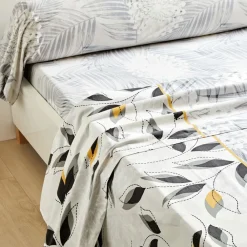 Becquet Linge de lit feuillages - CRÉATION< Les Matières