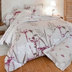 Becquet Linge de lit flanelle à fleurs - CRÉATION< Les Matières|Housse De Couette
