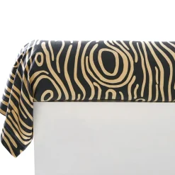 Becquet Linge de lit flanelle effet bois - CRÉATION< Les Matières|Housse De Couette
