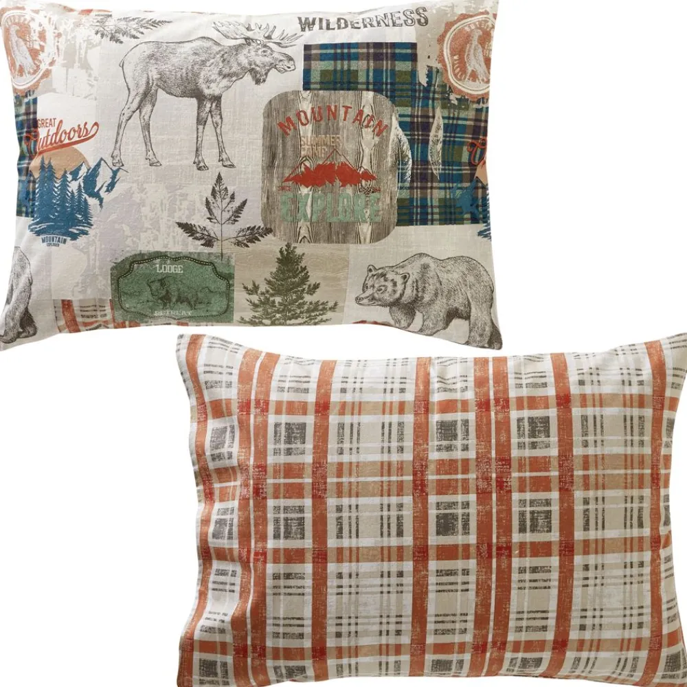 Becquet Linge de lit flanelle motif cartes postales - CRÉATION< Housse De Couette|Linge De Lit Fantaisie, Linge De Lit Brodé