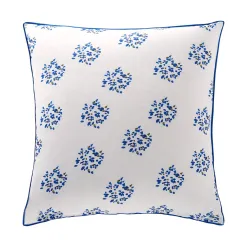 Becquet Linge de lit fleurs bleues - CRÉATION< Housse De Couette|Linge De Lit Fantaisie, Linge De Lit Brodé