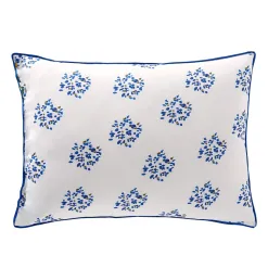 Becquet Linge de lit fleurs bleues - CRÉATION< Housse De Couette|Linge De Lit Fantaisie, Linge De Lit Brodé