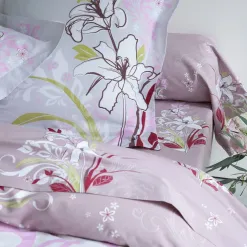 Becquet Linge de lit fleurs de lys - CRÉATION< Les Matières|Housse De Couette