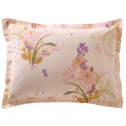 Becquet Linge de lit fleurs de lys - CRÉATION< Housse De Couette|Linge De Lit Fantaisie, Linge De Lit Brodé