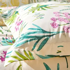 Becquet Linge de lit fleurs exotiques - CRÉATION< Housse De Couette|Linge De Lit Fantaisie, Linge De Lit Brodé