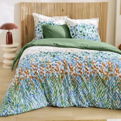 Becquet Linge de lit fleurs naïves< Housse De Couette|Linge De Lit Fantaisie, Linge De Lit Brodé