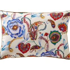 Becquet Linge de lit fleurs perses - CRÉATION< Housse De Couette|Linge De Lit Fantaisie, Linge De Lit Brodé