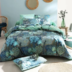 Becquet Linge de lit forêt sous-marine - CRÉATION< Housse De Couette|Linge De Lit Fantaisie, Linge De Lit Brodé