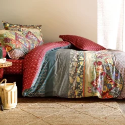 Becquet Linge de lit frises de motifs - CRÉATION< Les Matières|Housse De Couette