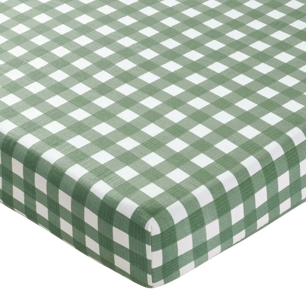 Becquet Linge de lit gaze de coton esprit vichy - CRÉATION< Housse De Couette|Linge De Lit Fantaisie, Linge De Lit Brodé