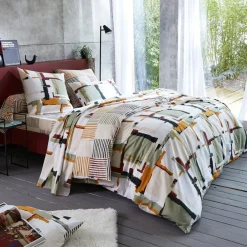 Becquet Linge de lit graphique - CRÉATION< Housse De Couette|Linge De Lit Fantaisie, Linge De Lit Brodé